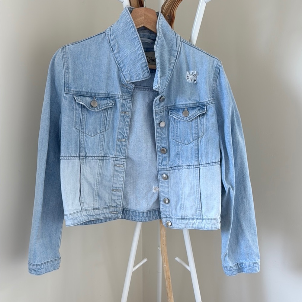 Light Blue Denim Jean Jacket
